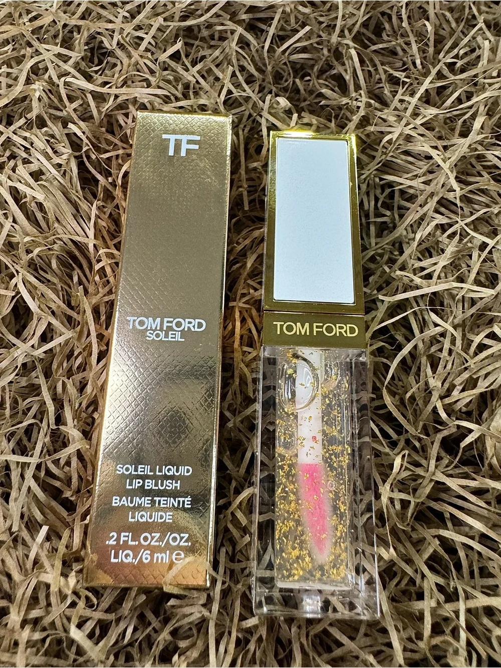 Tom Ford Soleil Liquid Lip Blush Limited Edition 24K Gold Infused